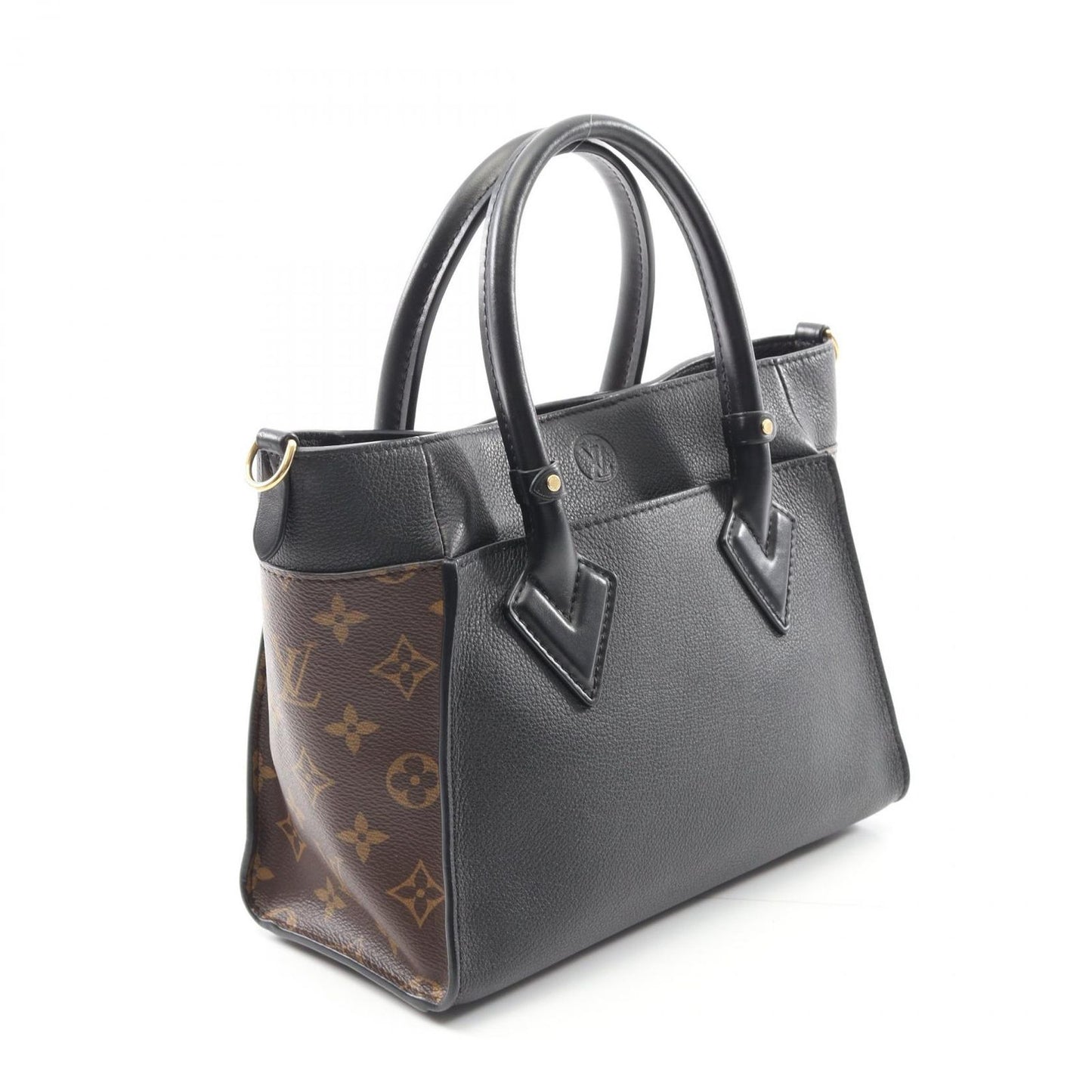 Louis Vuitton OnMySide PM Monogram Noir Handbag - Timeless Elegance