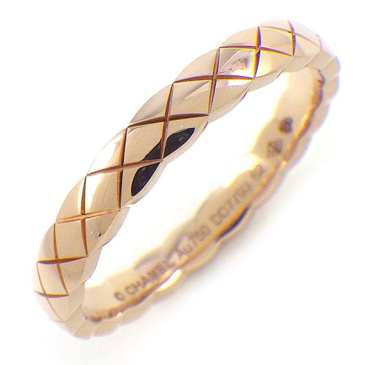 CHANEL Coco Crush Mini Ring in K18 Beige Gold - Size 21