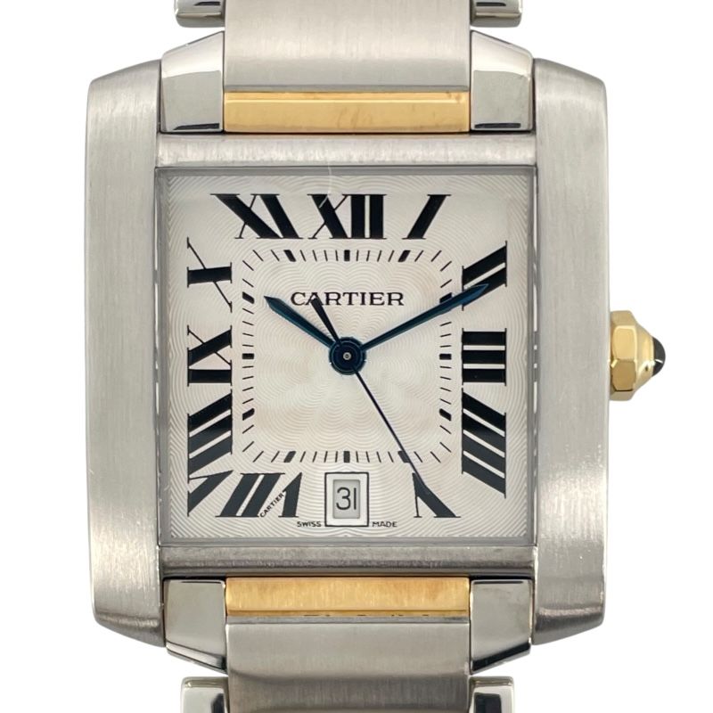 Cartier Tank Française LM W51005Q4 - K18YG/SS Men's Watch