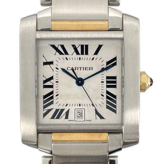 Cartier Tank Française LM W51005Q4 - K18YG/SS Men's Watch