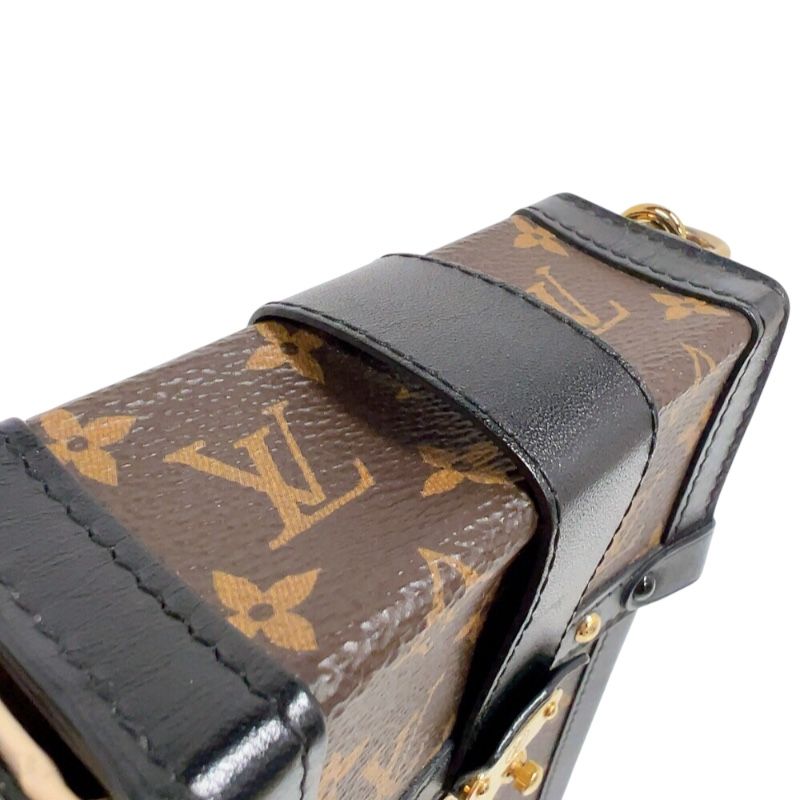 Louis Vuitton Monogram Reverse Pochette Trunk Vertical - Brown & Gold