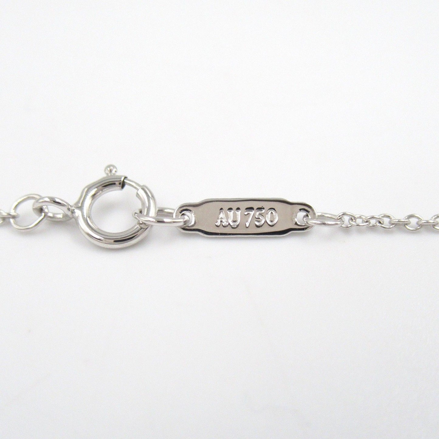 TIFFANY＆CO Diamond Horseshoe Necklace in 18K White Gold