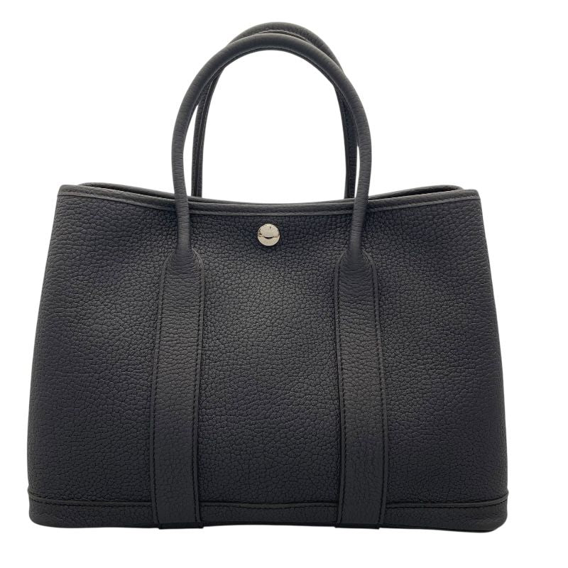 HERMES Garden Party TPM Handbag in Blue Indigo Negonda