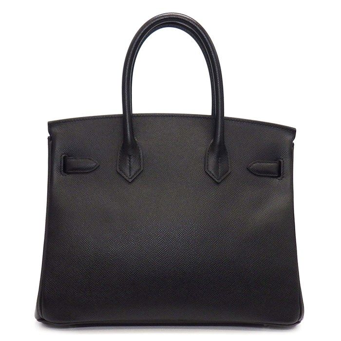 HERMES Birkin 30 Bag - 2020 Y Stamp - Black Epson Leather