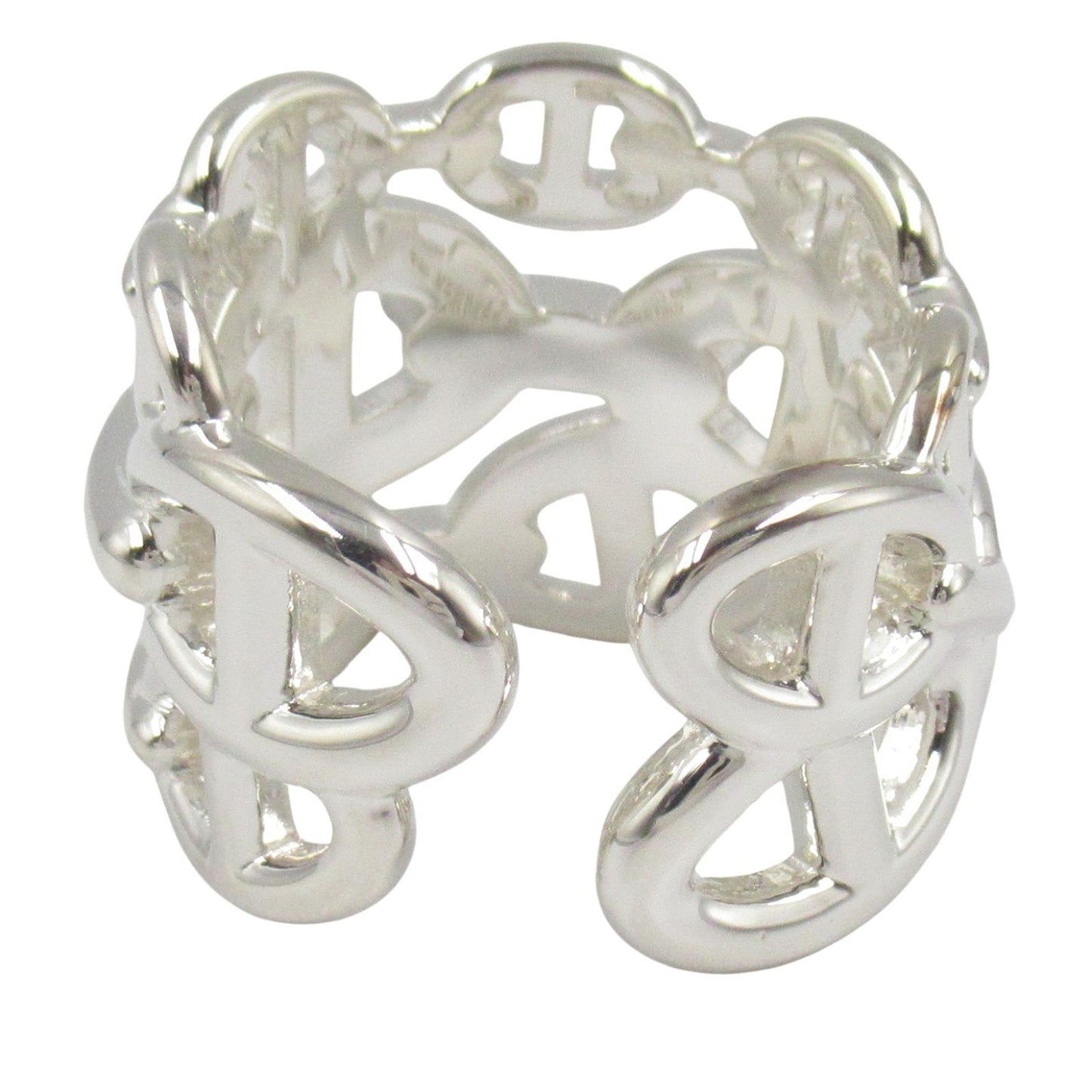 HERMES Chaine d'Ancre Ring in Silver 925 - Timeless Elegance