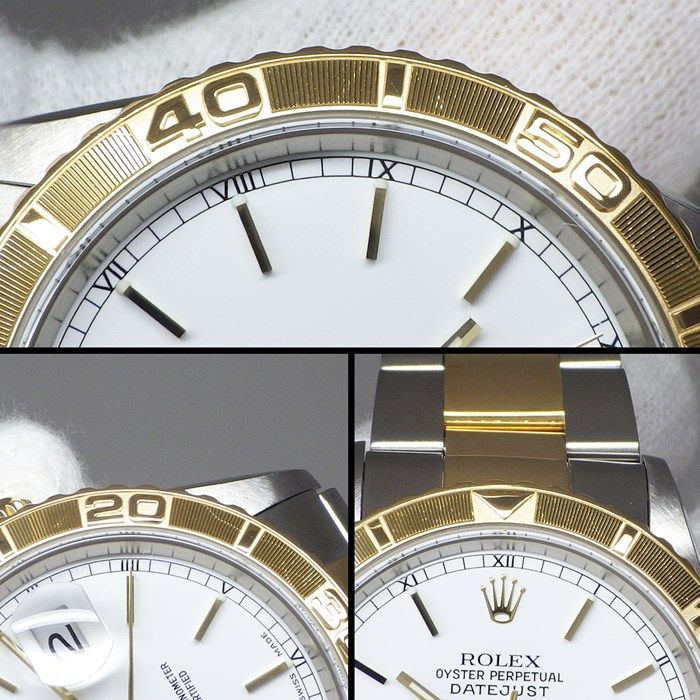 Rolex Datejust 16263 Thunderbird - 2001 - White Dial - K18YG & SS