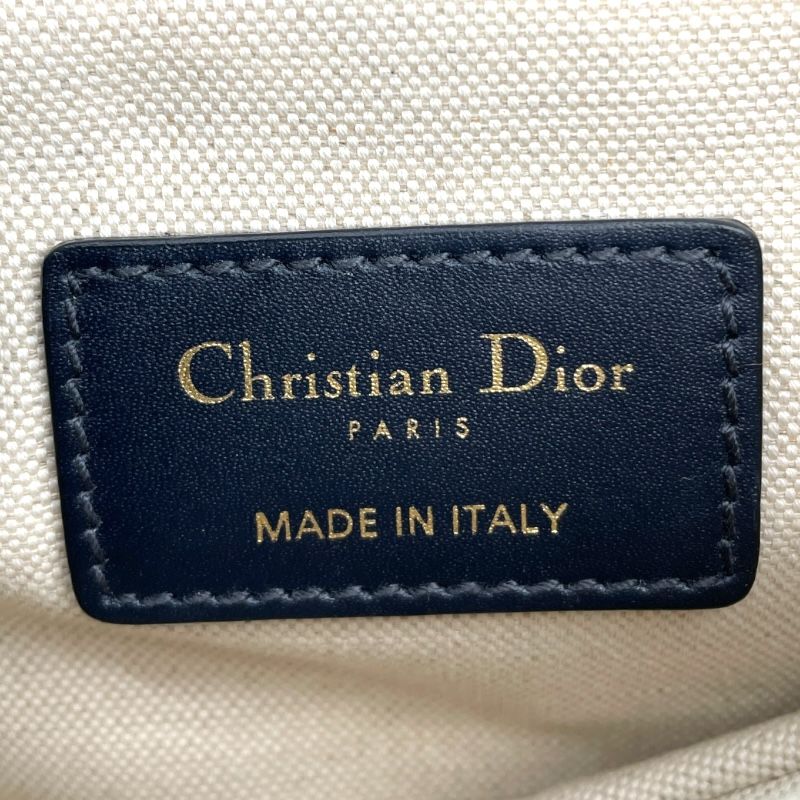 Christian Dior Saddle Mini Bag in Navy Oblique Jacquard