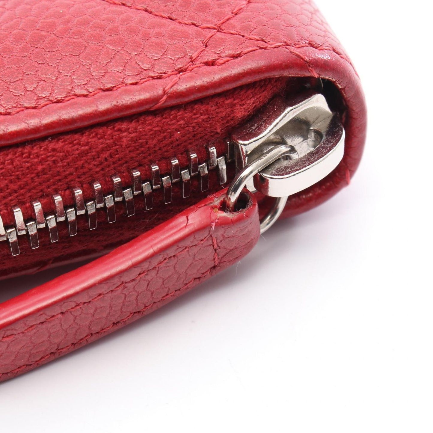 CHANEL Classic Zip Coin Purse in Red Caviar Leather