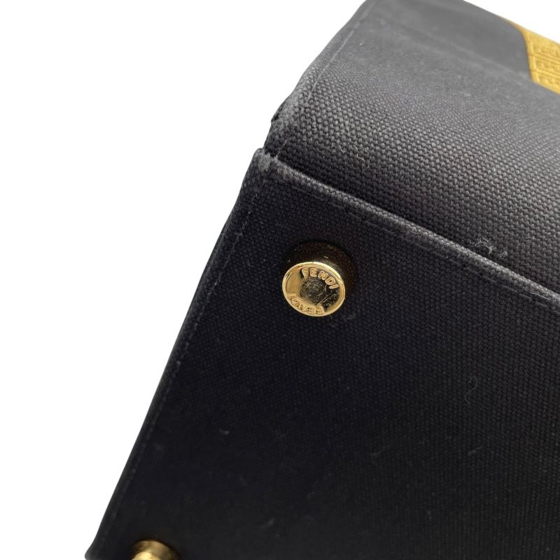 Fendi Fendache Tote 7VA558 Black Canvas - Exclusive Men's Tote Bag