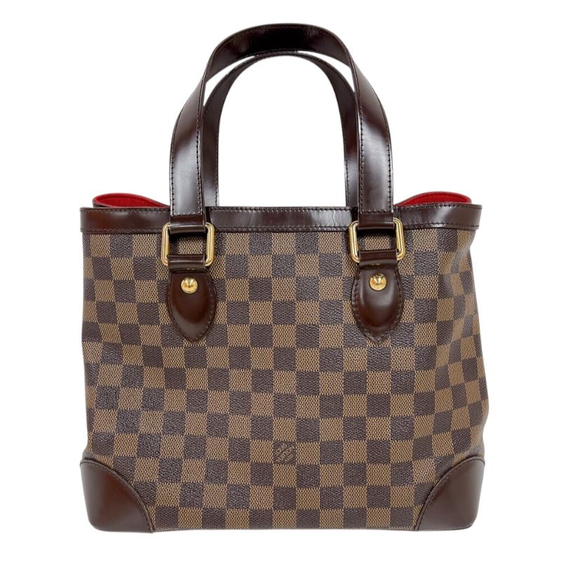 Louis Vuitton Hampstead PM Handbag - Damier Canvas with Gold Hardware