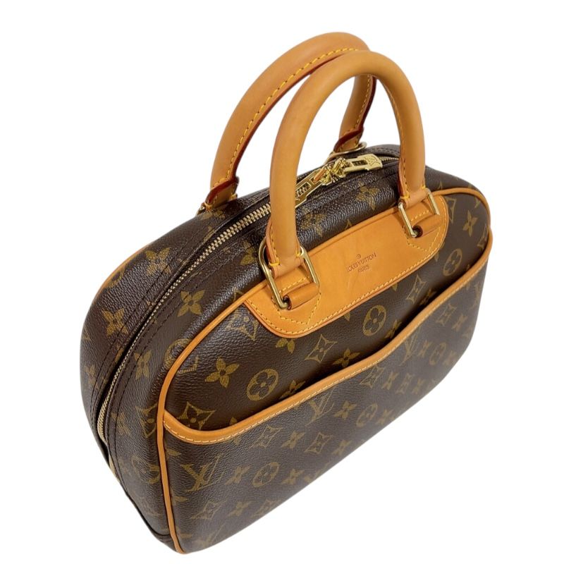 Louis Vuitton Trueville M42228 Monogram Canvas Handbag - Brown & Gold