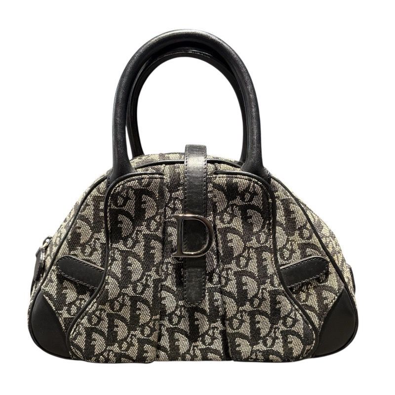 Christian Dior Trotter Handbag in Black Canvas - Unisex Luxury