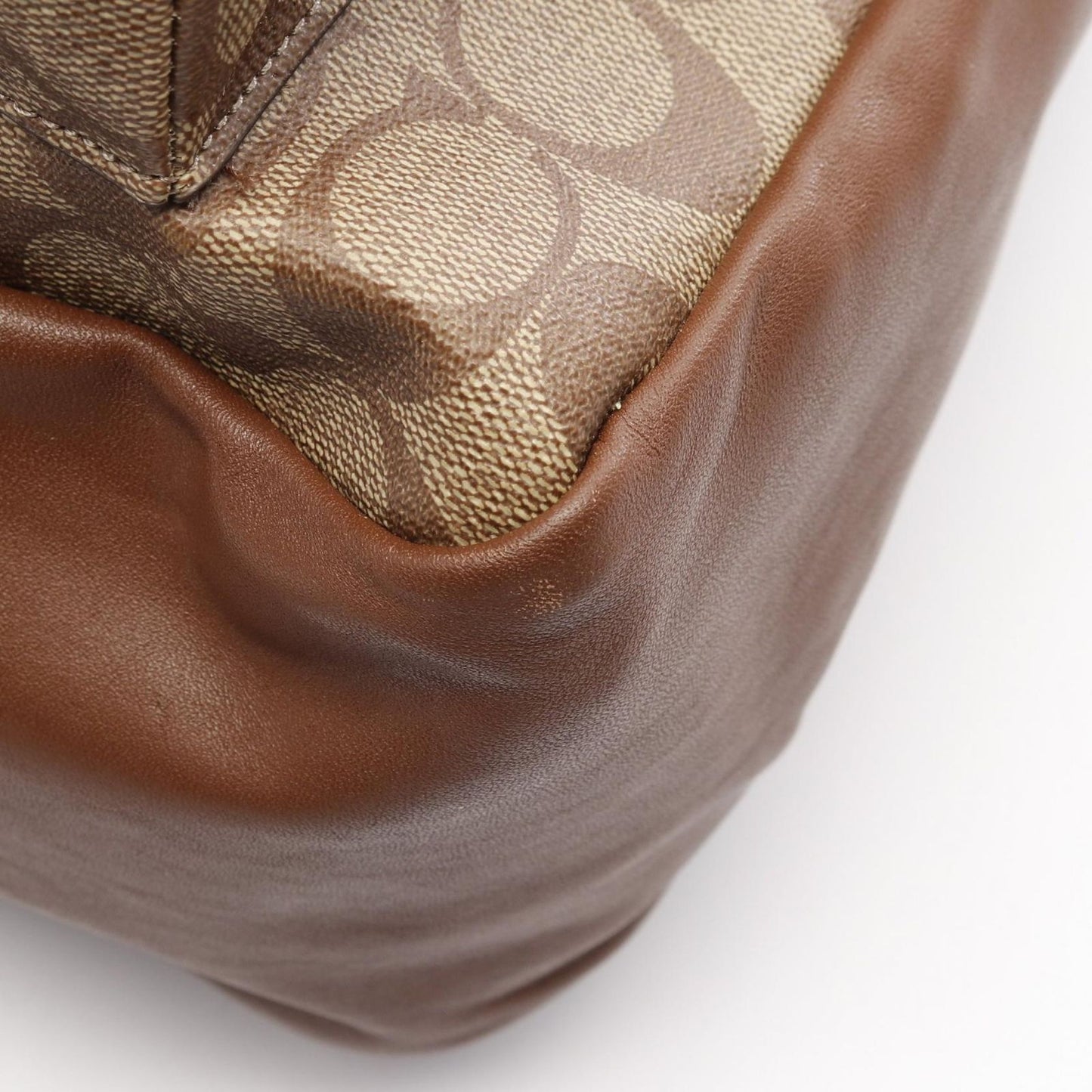 COACH Charlie Signature Backpack in Brown PVC Coated Canvas