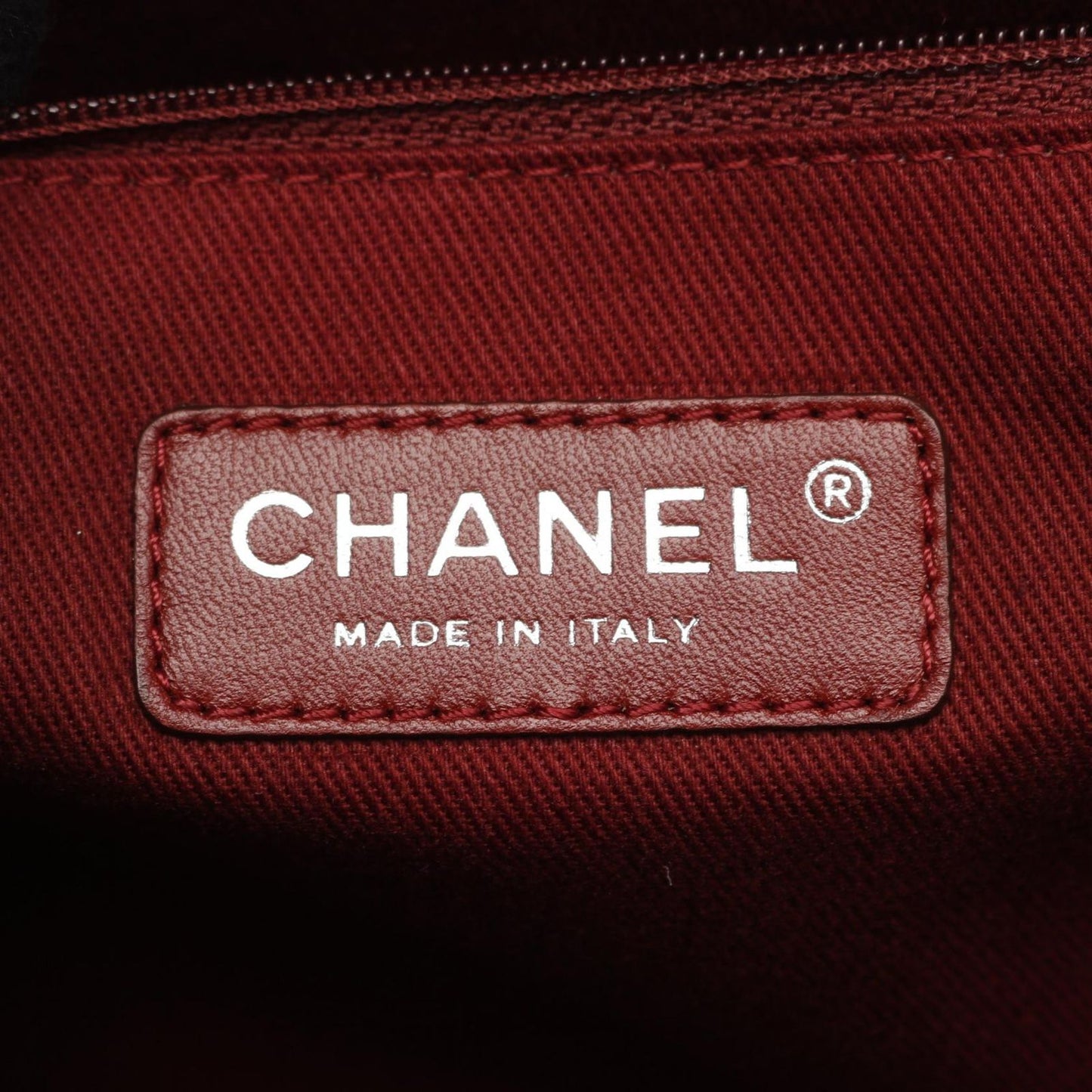 CHANEL Coco Mark Bordeaux Leather Tote Bag - Exquisite Craftsmanship
