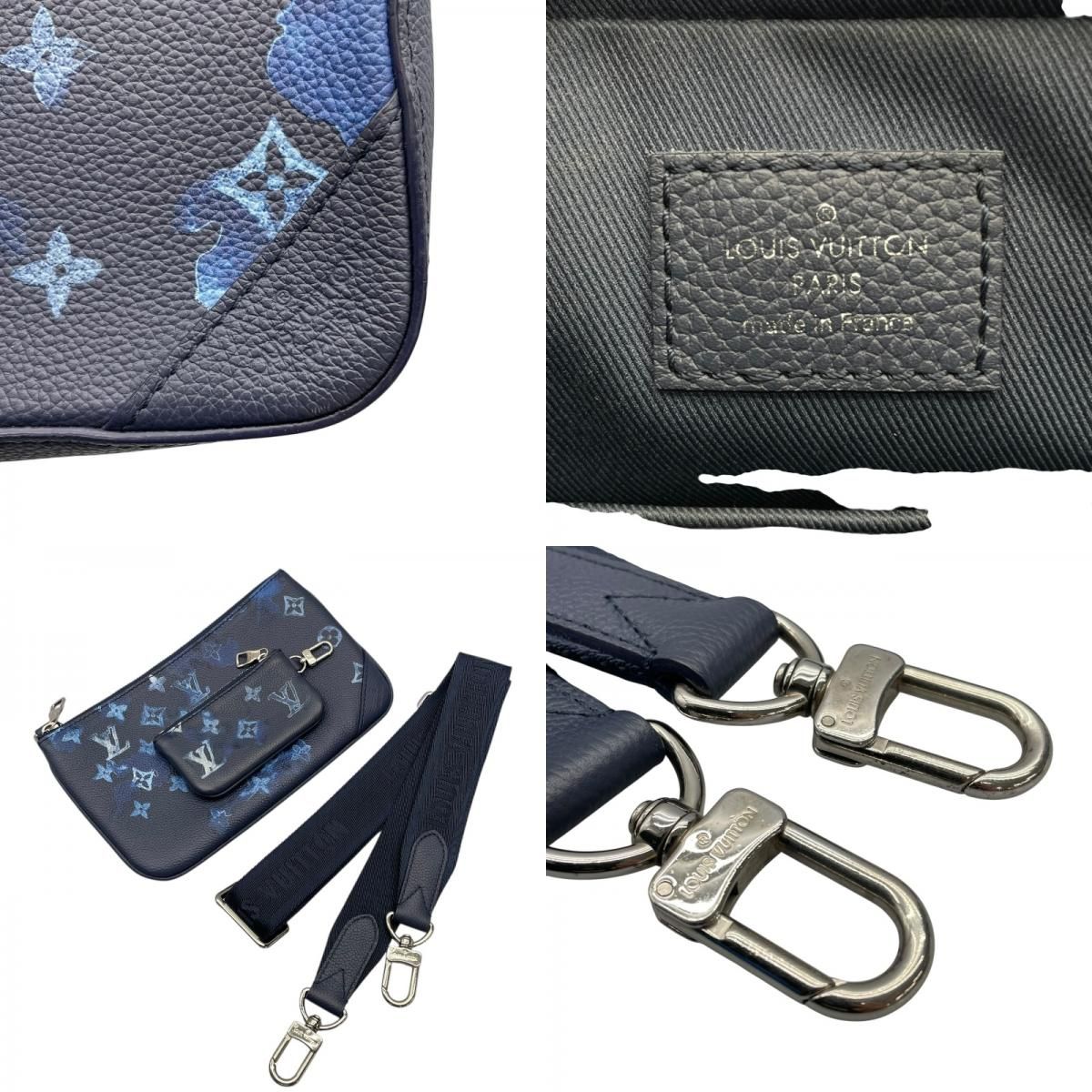 Louis Vuitton Trio Messenger Bag M57840 - Blue Monogram Watercolor