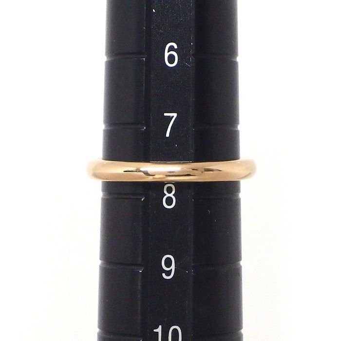 Tiffany & Co. Curved Band Ring with 0.06ct Diamonds in K18 Pink Gold