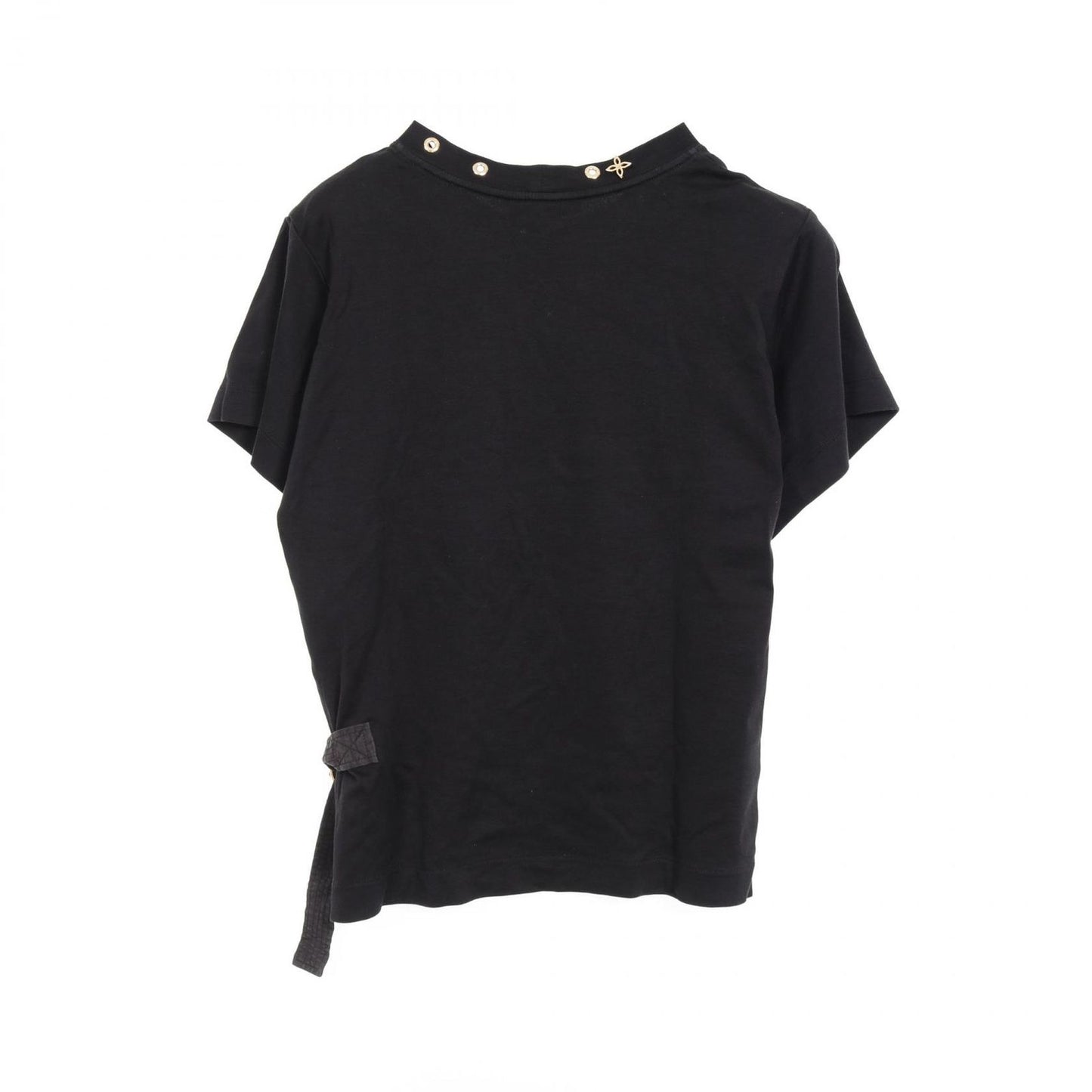 Louis Vuitton Side Strap Cotton T-Shirt - Black XS
