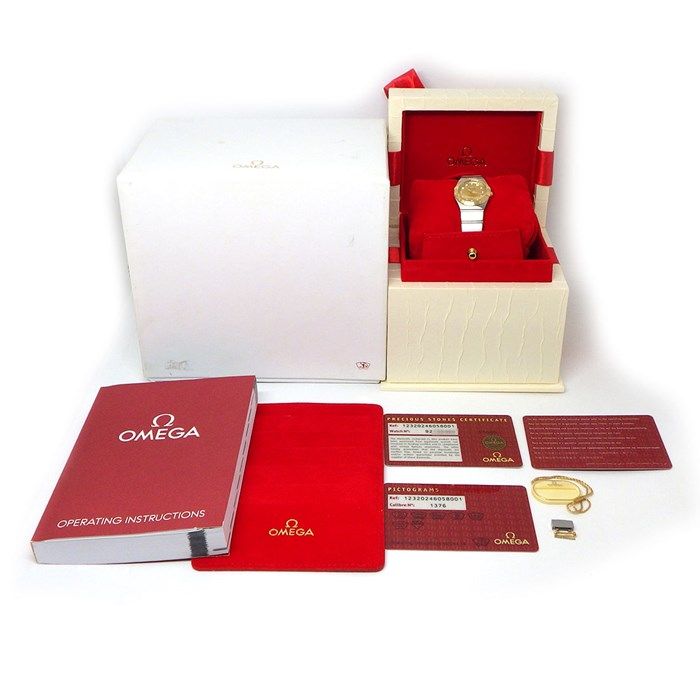 OMEGA Constellation 123.20.24.60.58.001 - Exquisite Gold Dial Watch