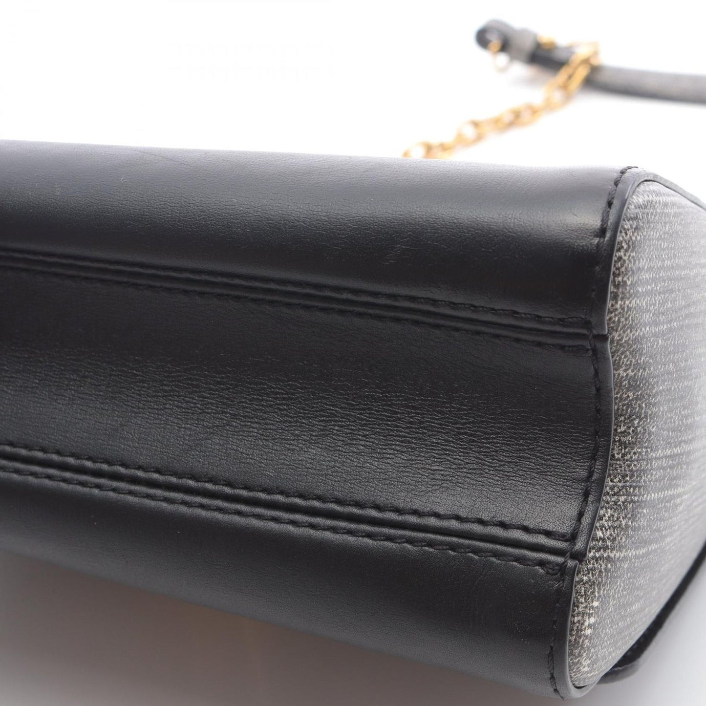 Louis Vuitton Twist MM Shoulder Bag in Gray/Black Leather