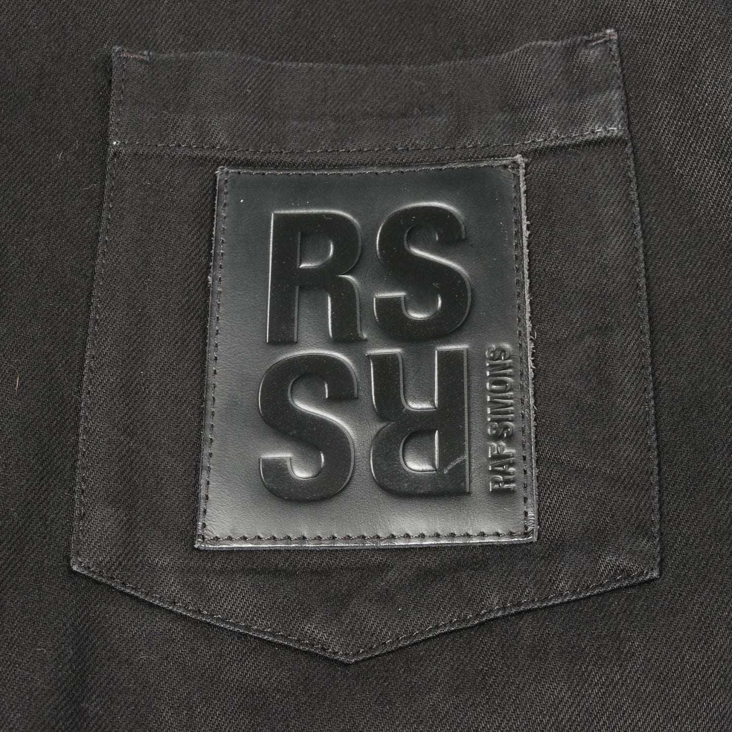 RAF SIMONS Black Cotton Shirt - Exclusive Design, Size S
