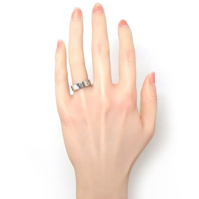 Cartier Love Ring Classic Model B4084900 in Platinum PT950