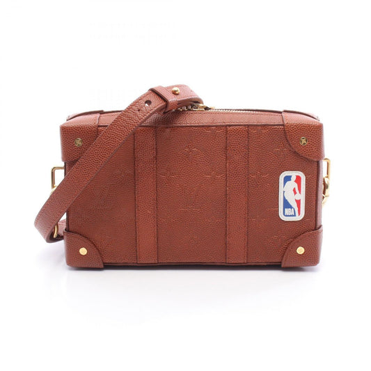 LOUIS VUITTON × NBA Soft Trunk Shoulder Bag - Brown Leather