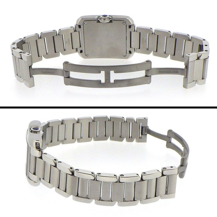 Cartier Tank Anglaise SM W5310022 - Exquisite Silver Dial Timepiece
