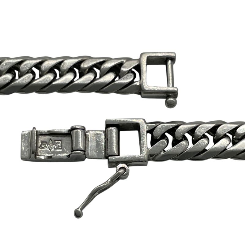 Exquisite 6-Sided Double Kihé Necklace in Pt850 Silver