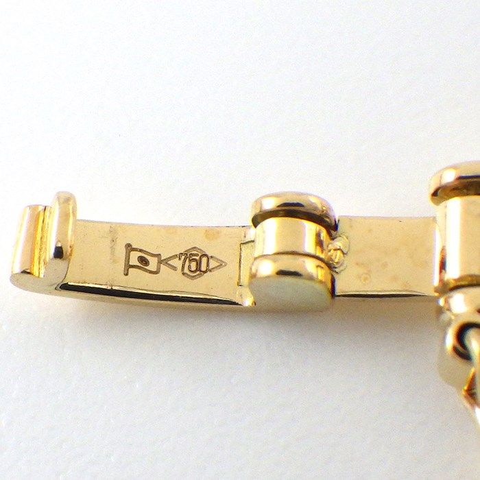 K18YG Double-Sided Figaro Necklace - Exquisite Craftsmanship