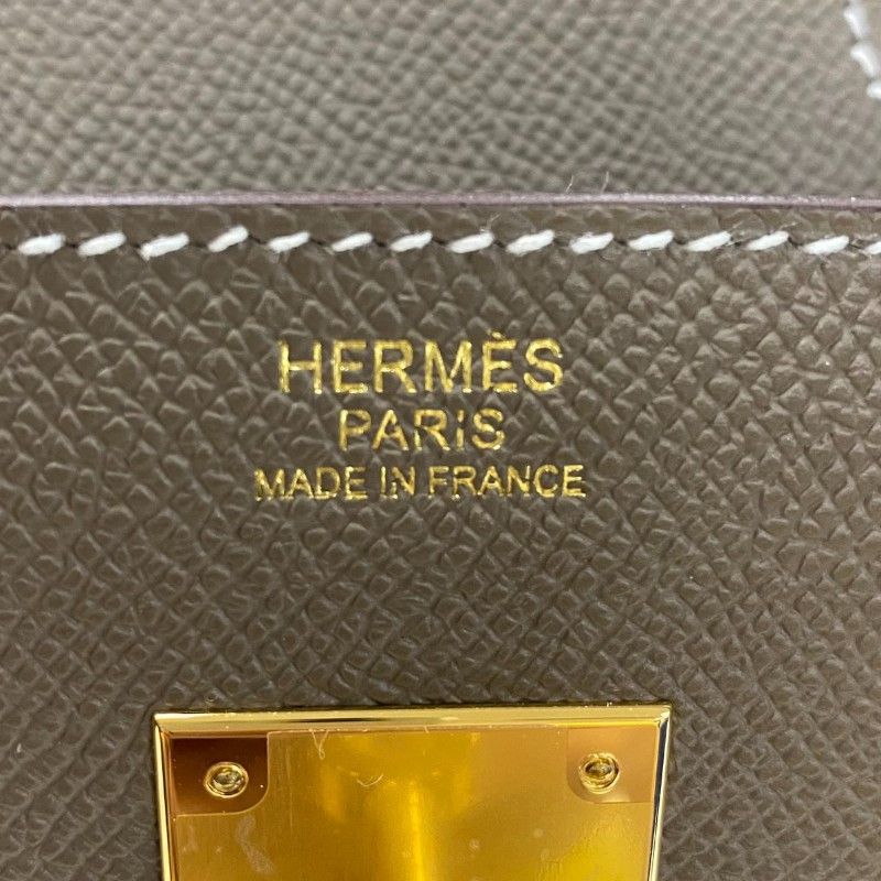 HERMES Birkin 30 Série Etoupe with Gold Hardware - Iconic Handbag