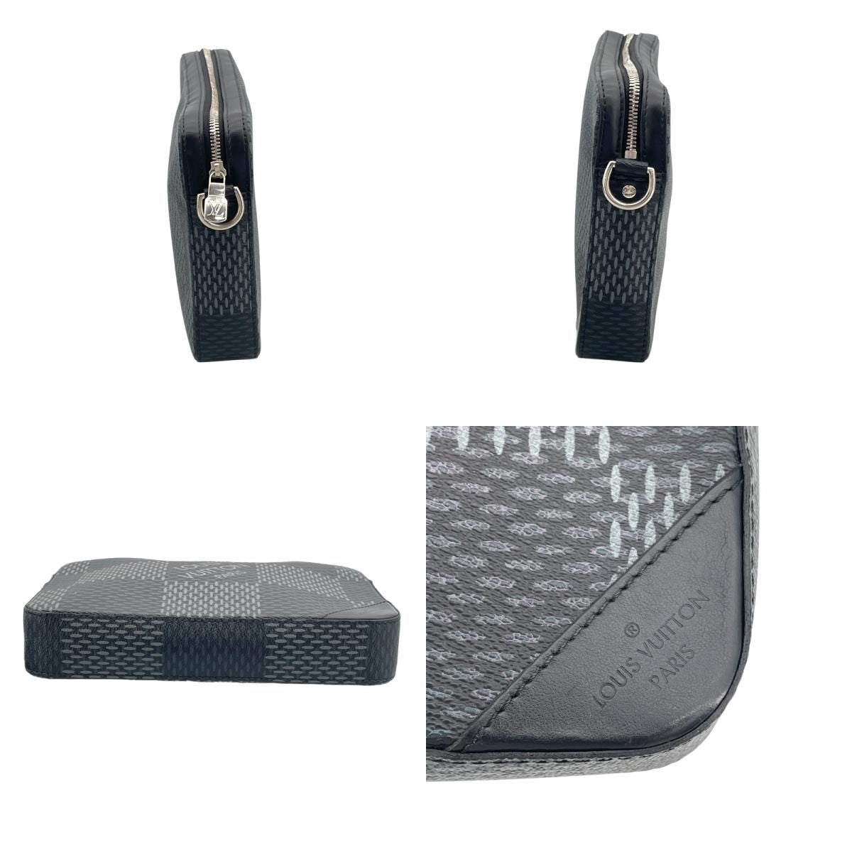 Louis Vuitton Trio Messenger Bag - Black Damier Graphite 3D