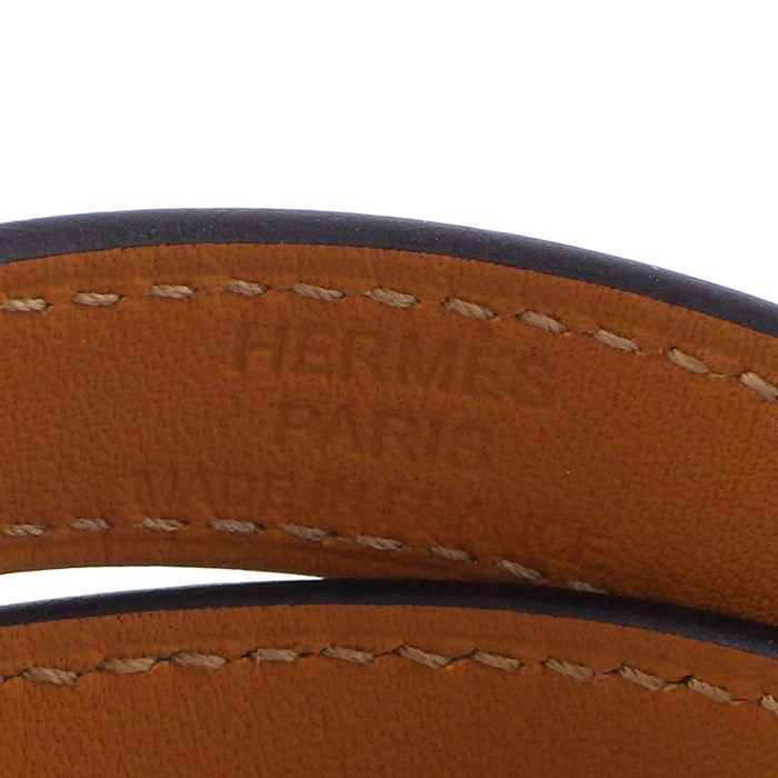 HERMES Kelly Double Tour Bracelet - Blue Cielo - 2022 Edition