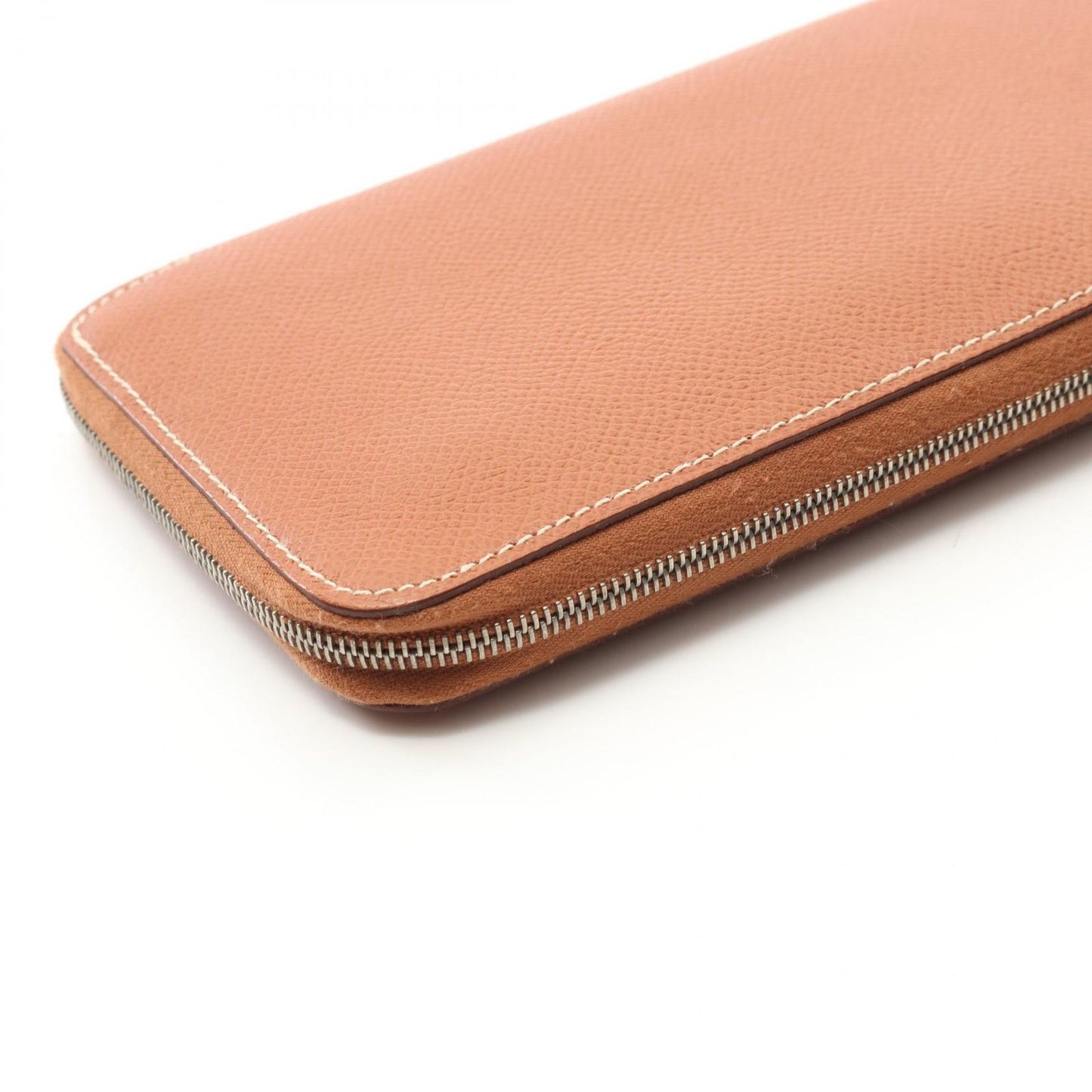 HERMES Azap Long Wallet in Cognac Silk-In - Exquisite Craftsmanship