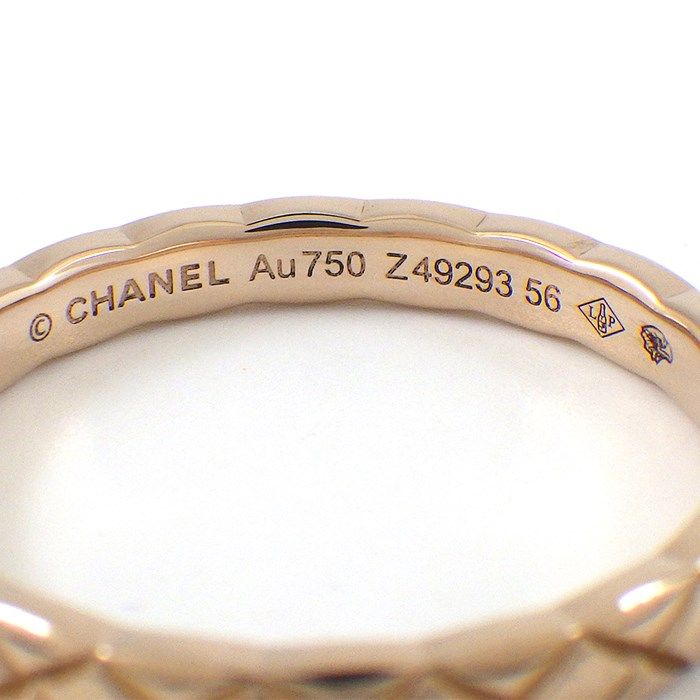 Chanel Coco Crush Mini Ring in K18 Beige Gold - Size 15