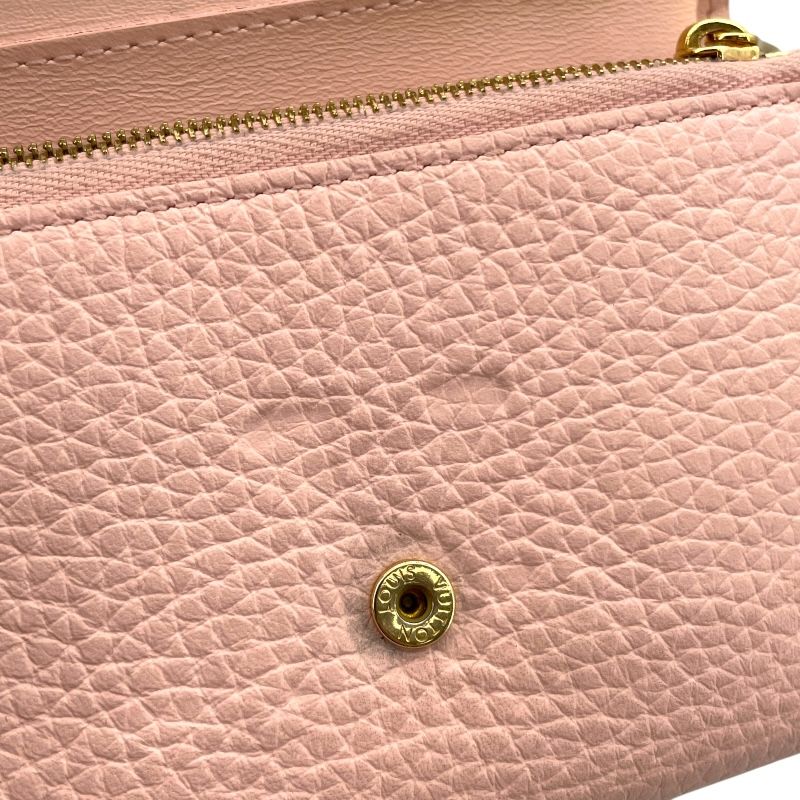 Louis Vuitton Capucines Compact Wallet in Rose Jasmine - Exquisite Craftsmanship