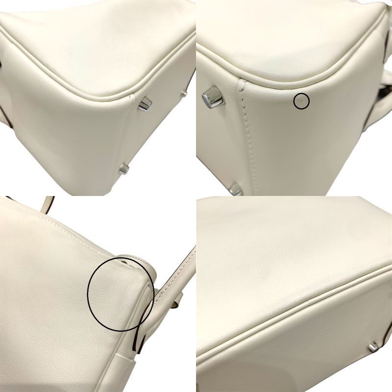 HERMES Lindy Mini Verso Bag - Nat×Sesame with Silver Hardware