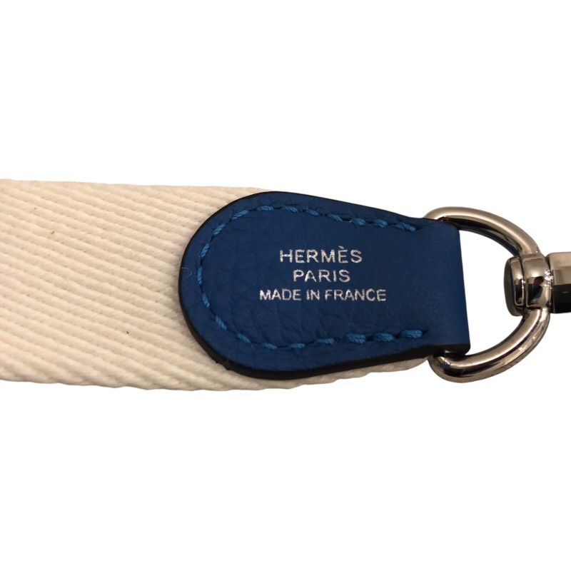 HERMES Evelyne TPM Blue France/Silver Hardware Shoulder Bag