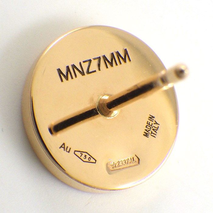 BVLGARI Onyx Circle Earrings in K18 Pink Gold - Exclusive Piece