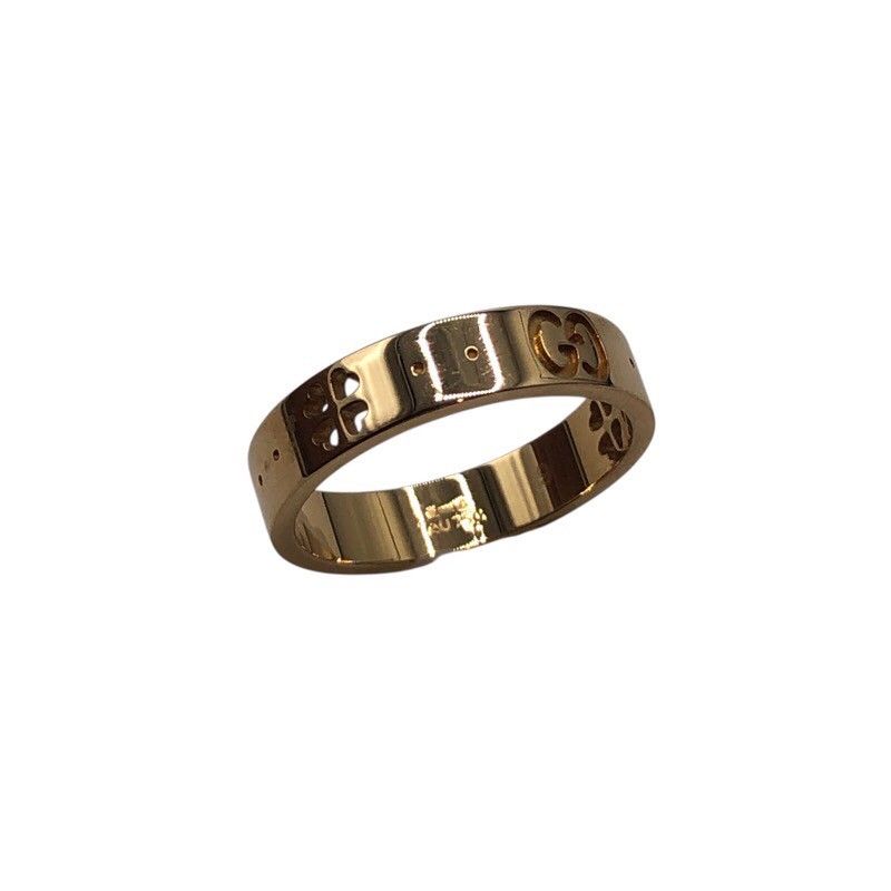 GUCCI Icon Ring in K18 Pink Gold - Unisex Luxury Jewelry