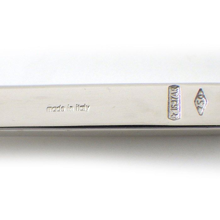 GUCCI Lariat Necklace in K18 White Gold - Exquisite Craftsmanship