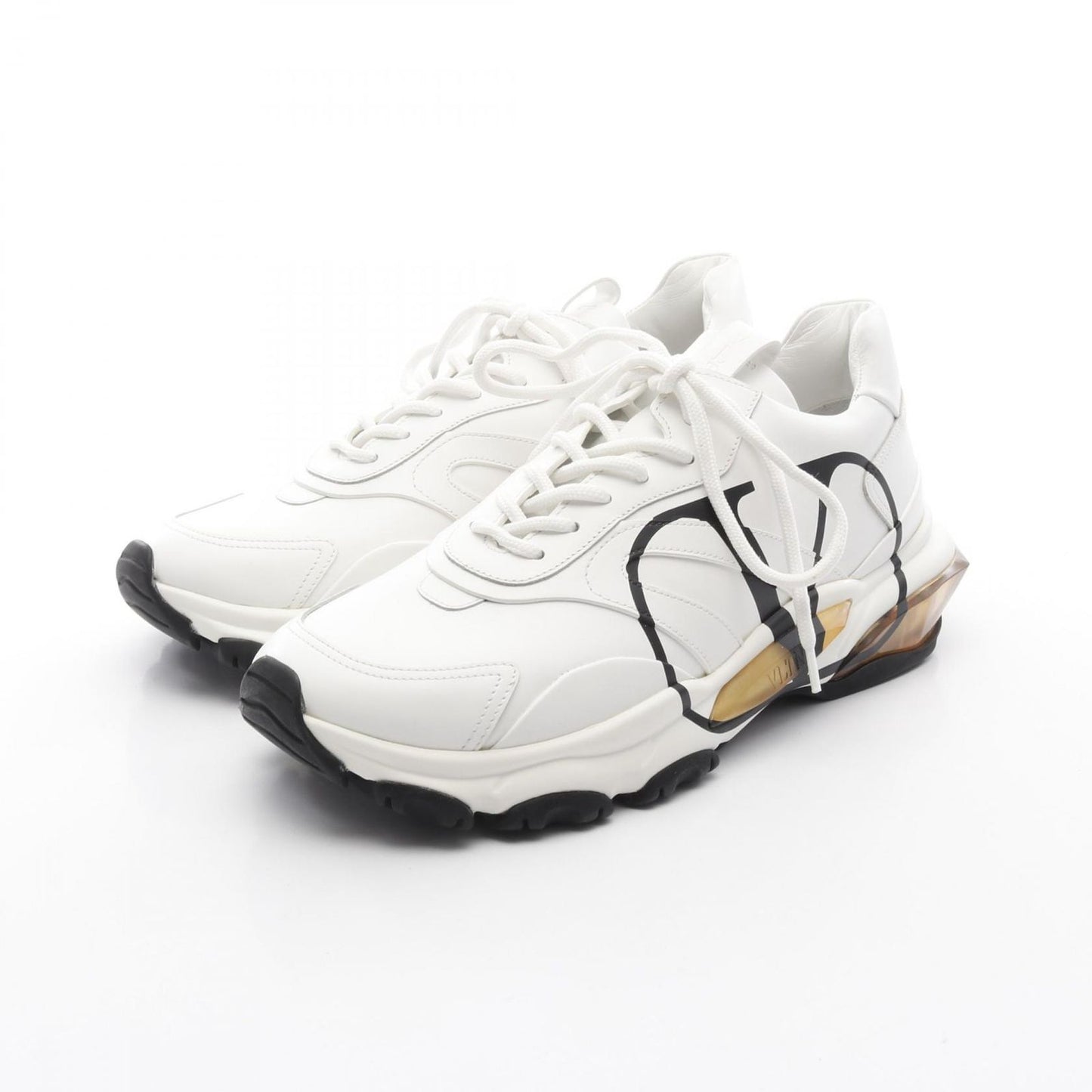 Valentino Garavani V Logo Leather Sneakers - Size 43