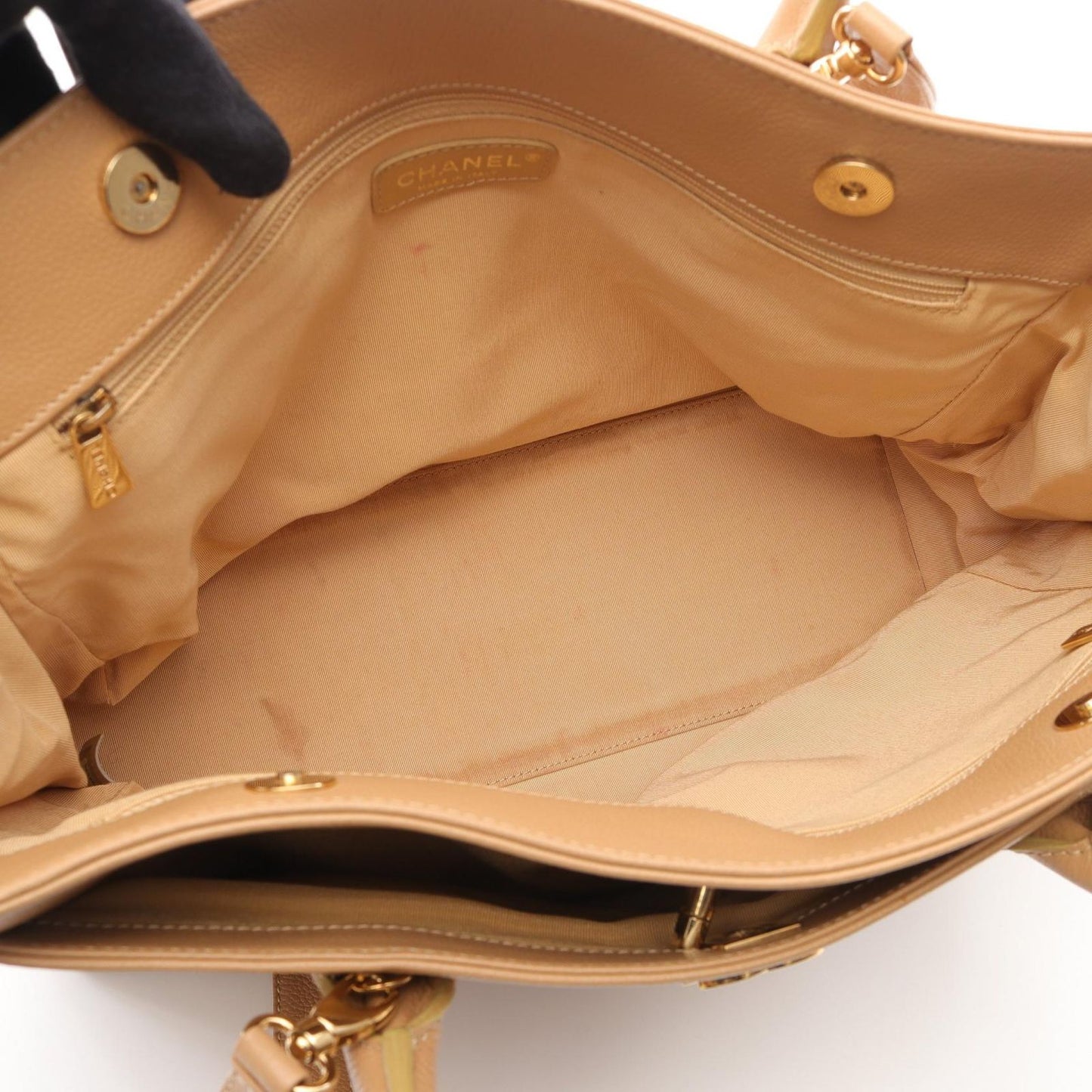 CHANEL Executive Tote Bag in Beige Leather - Timeless Elegance