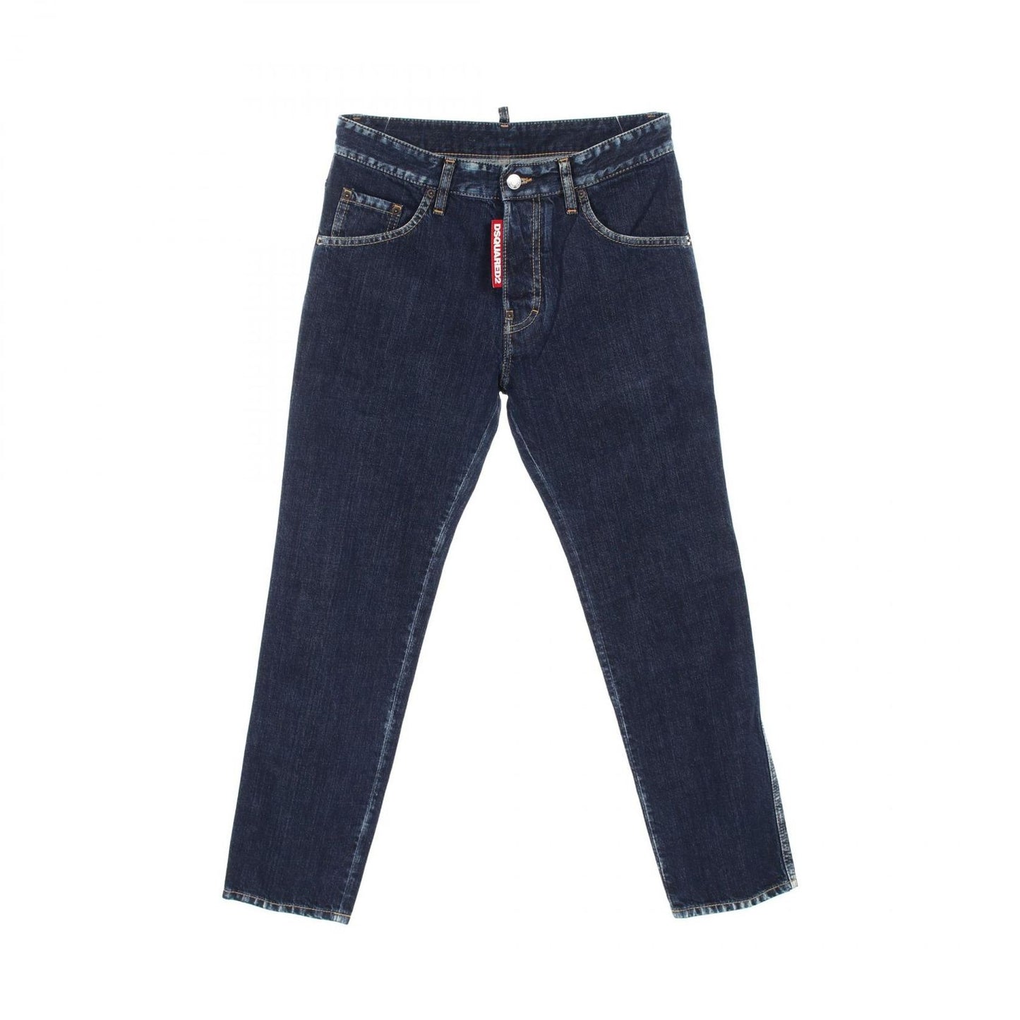 DSQUARED2 Indigo Blue Denim Pants - Timeless Elegance