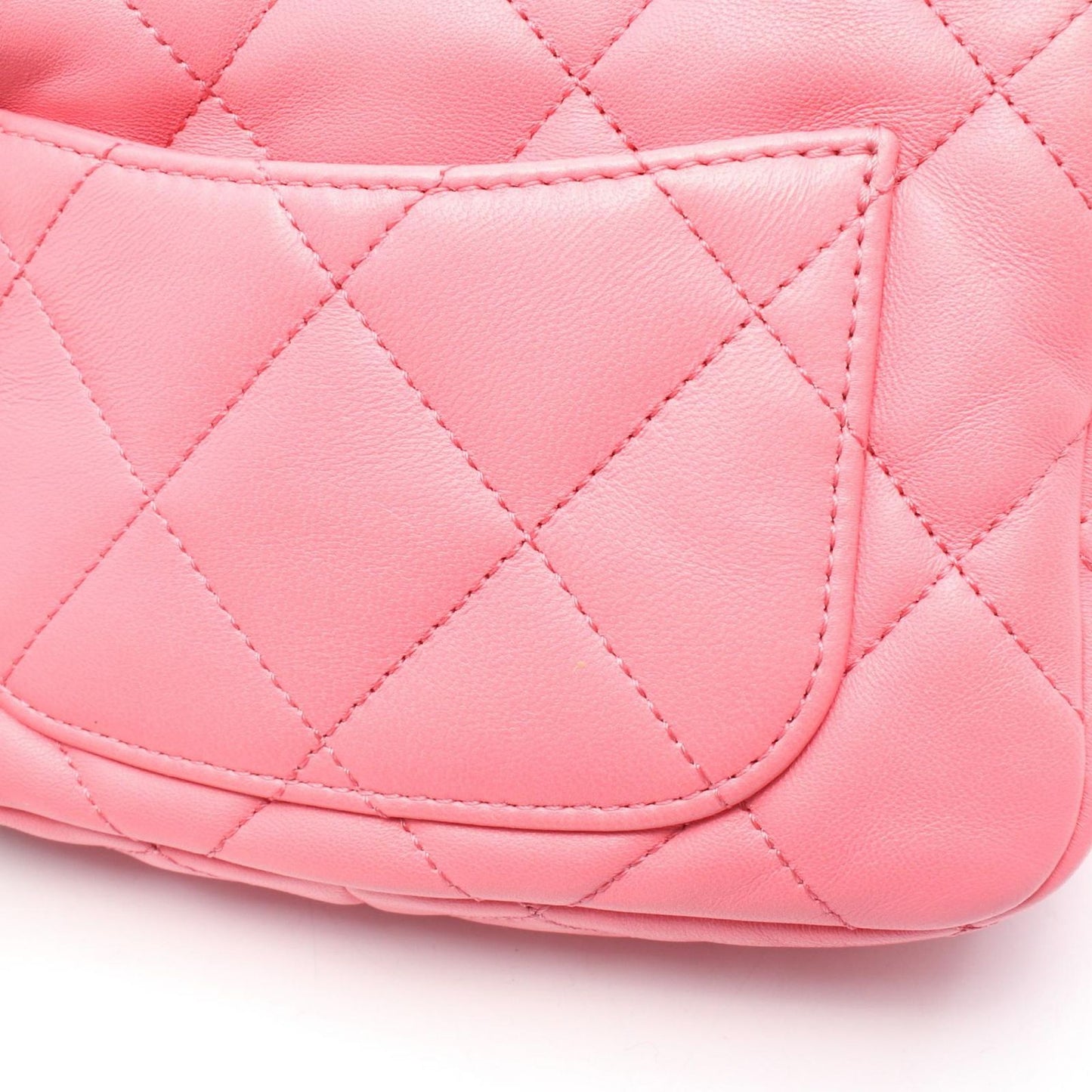 CHANEL Matelassé Mini Shoulder Bag in Pink Leather - Timeless Elegance