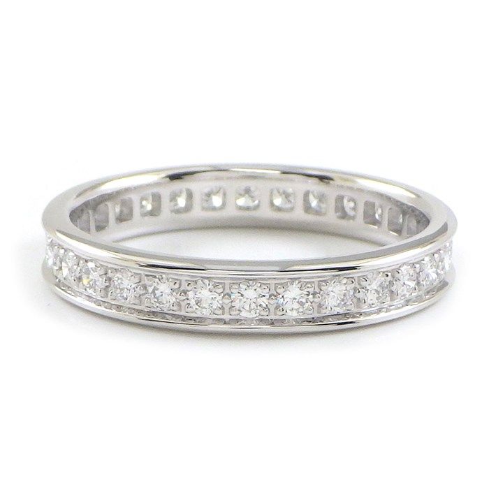 Cartier Ballerina Full Eternity Diamond Wedding Band in K18 White Gold