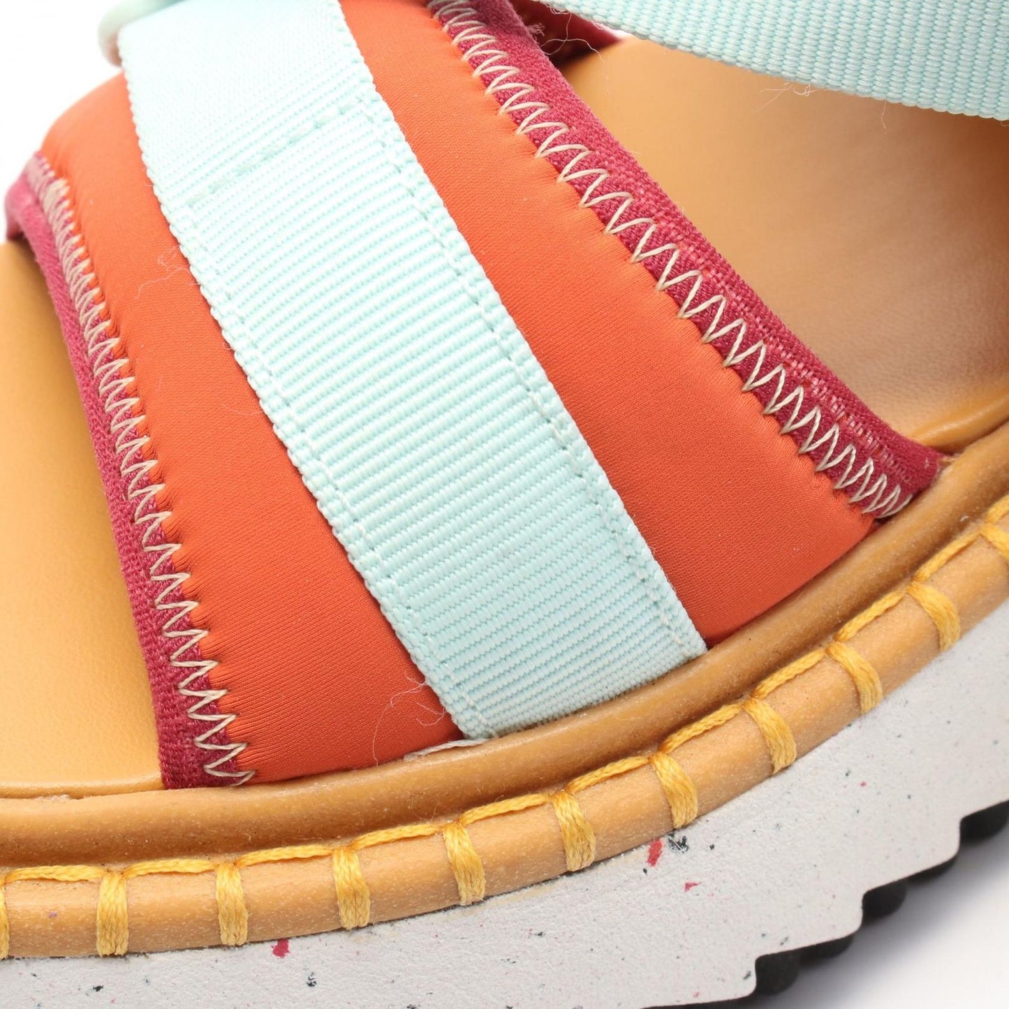 Chloe LILLI Sandals in Orange Brown - Exquisite Craftsmanship