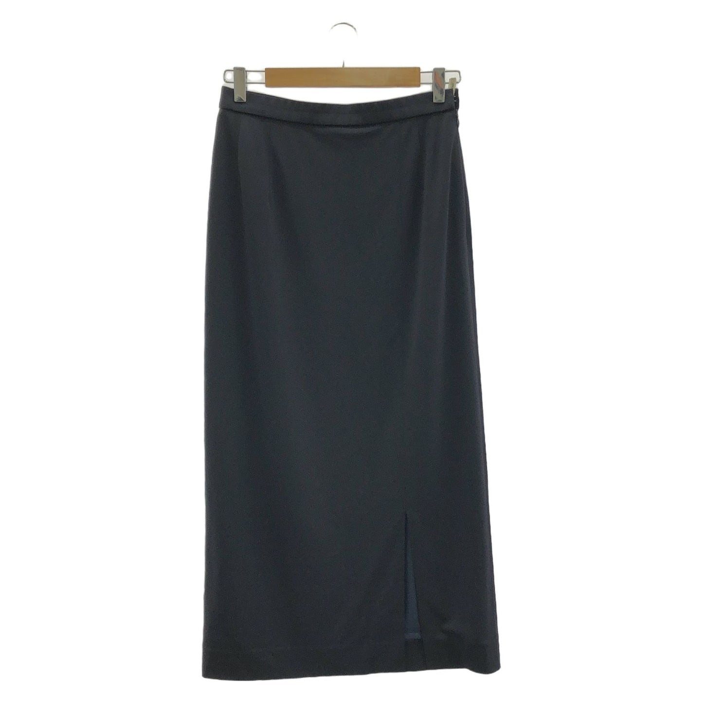 LEONARD FASHION Navy Polyester Skirt - Timeless Elegance