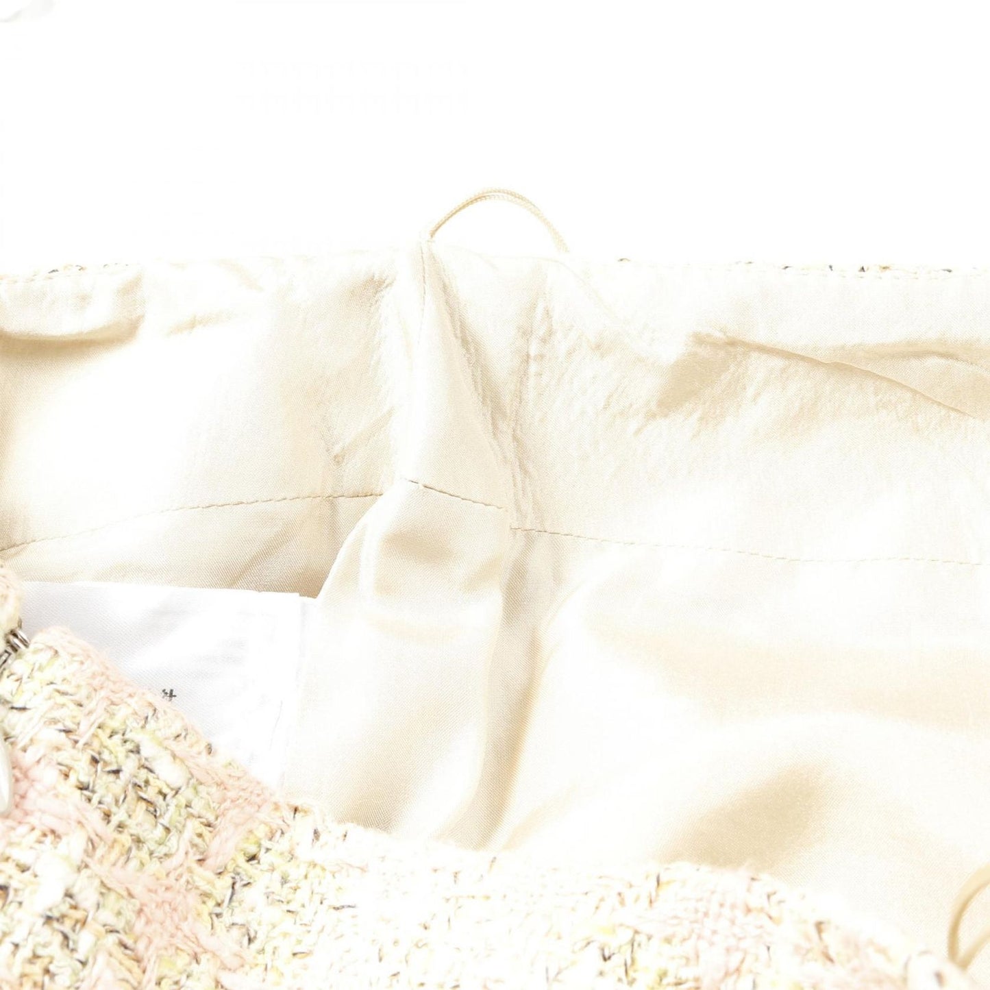 CHANEL Coco Mark Skirt in Black/White Cotton - Size 36