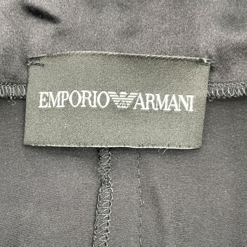 Emporio Armani Black Silk Blouse - Timeless Elegance