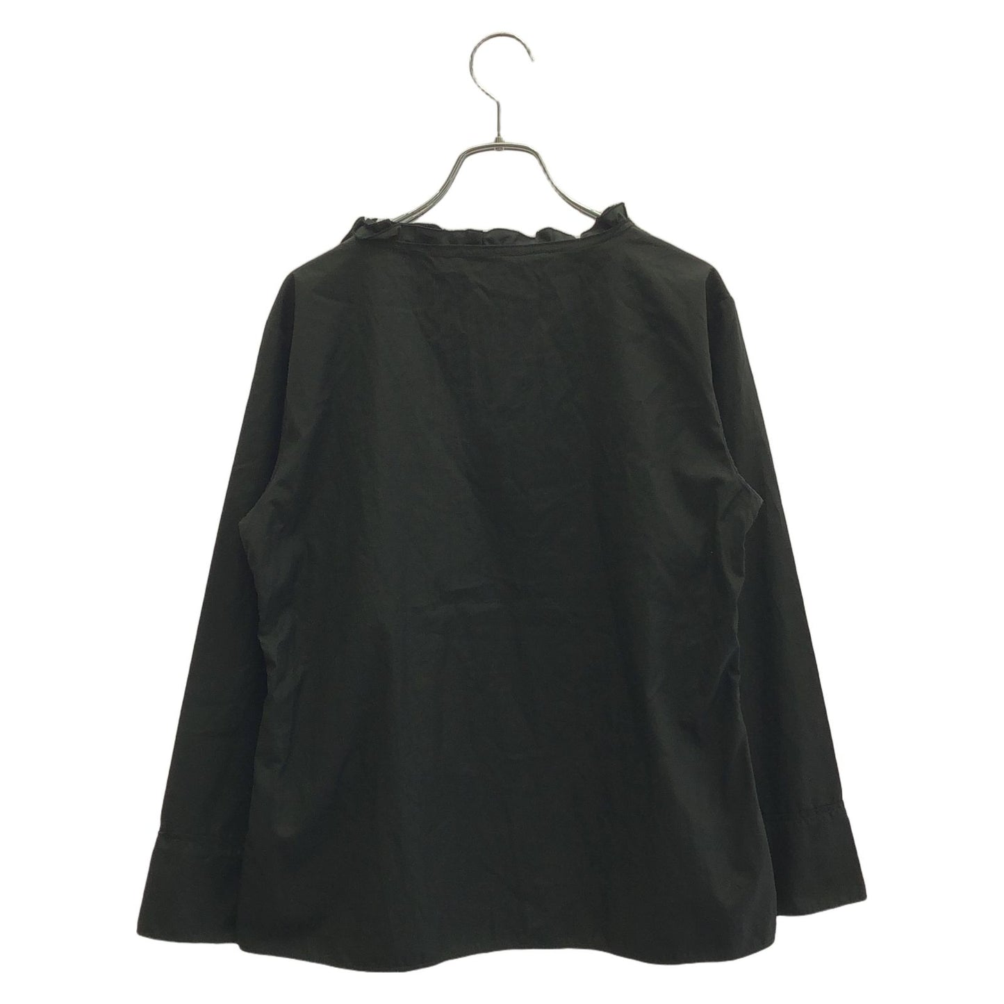 JIL SANDER Black Cotton Blouse - Timeless Elegance